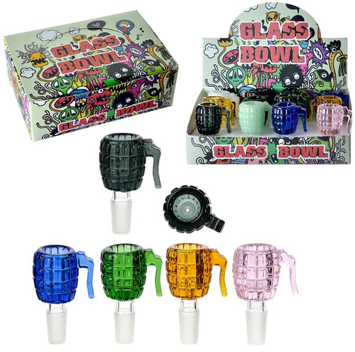 14mm Grenade Bowl w/ Handle 12ct Display
